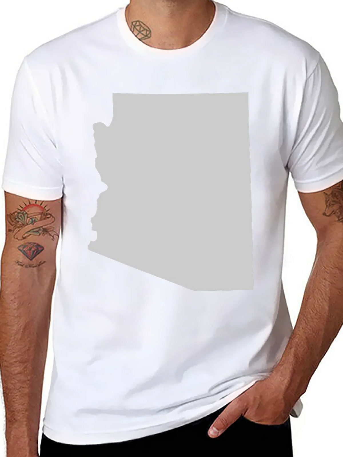Arizona State Pride T-Shirt - Black Cotton Tee product image 7