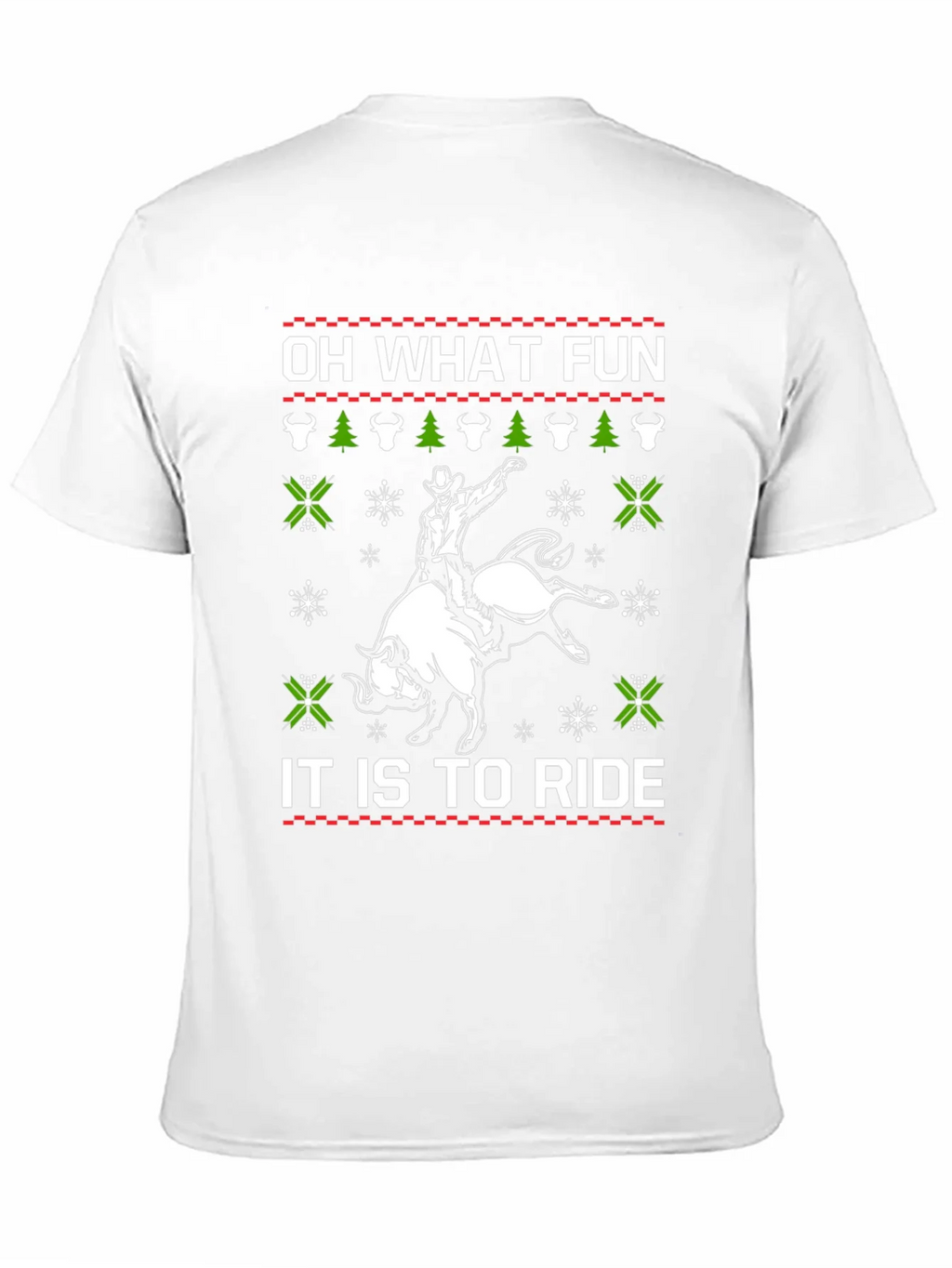 Funny Rodeo Christmas T-Shirt - Oh What Fun product image 10