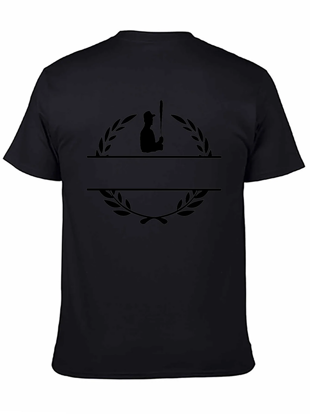 Baseball Player Wreath Graphic Tee product image 4