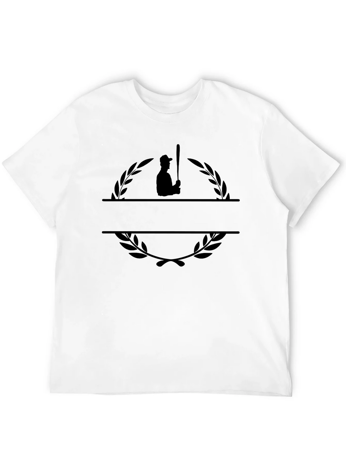 Baseball Player Wreath Graphic Tee product image 11