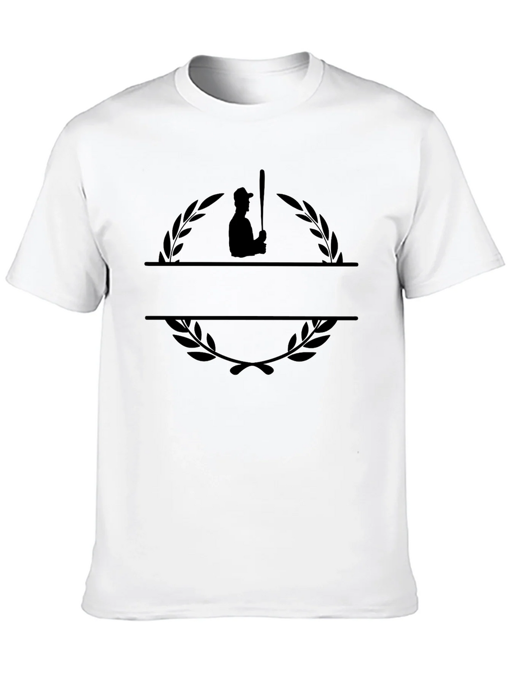 Baseball Player Wreath Graphic Tee product image 9