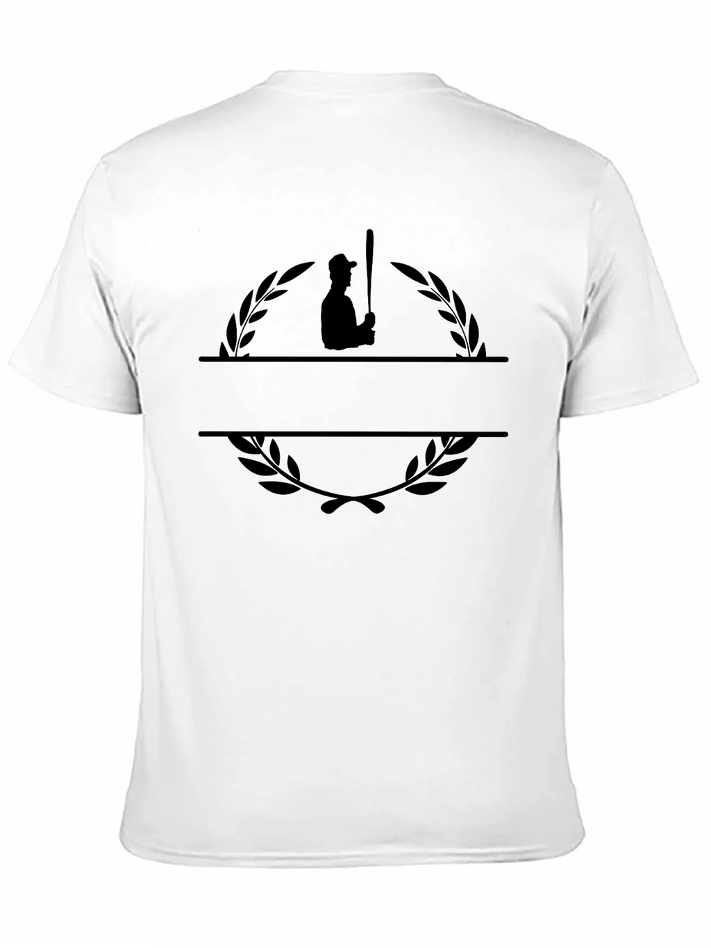 Baseball Player Wreath Graphic Tee product image 10