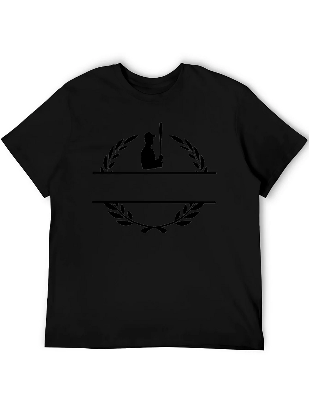 Baseball Player Wreath Graphic Tee product image 5