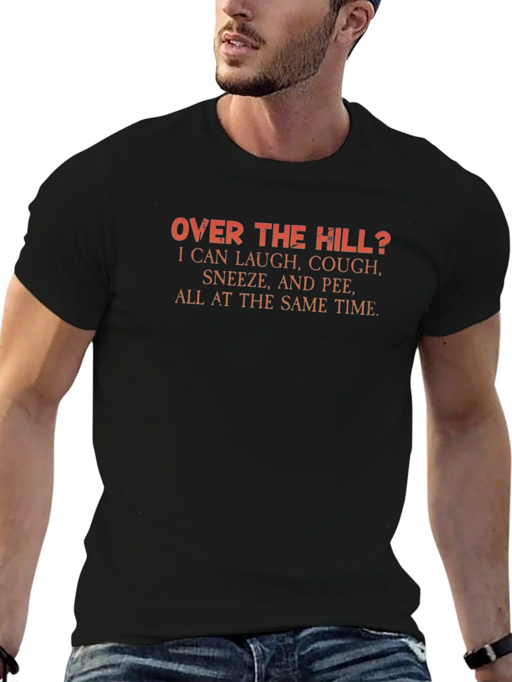 Funny Over the Hill Graphic T-Shirt product image 6
