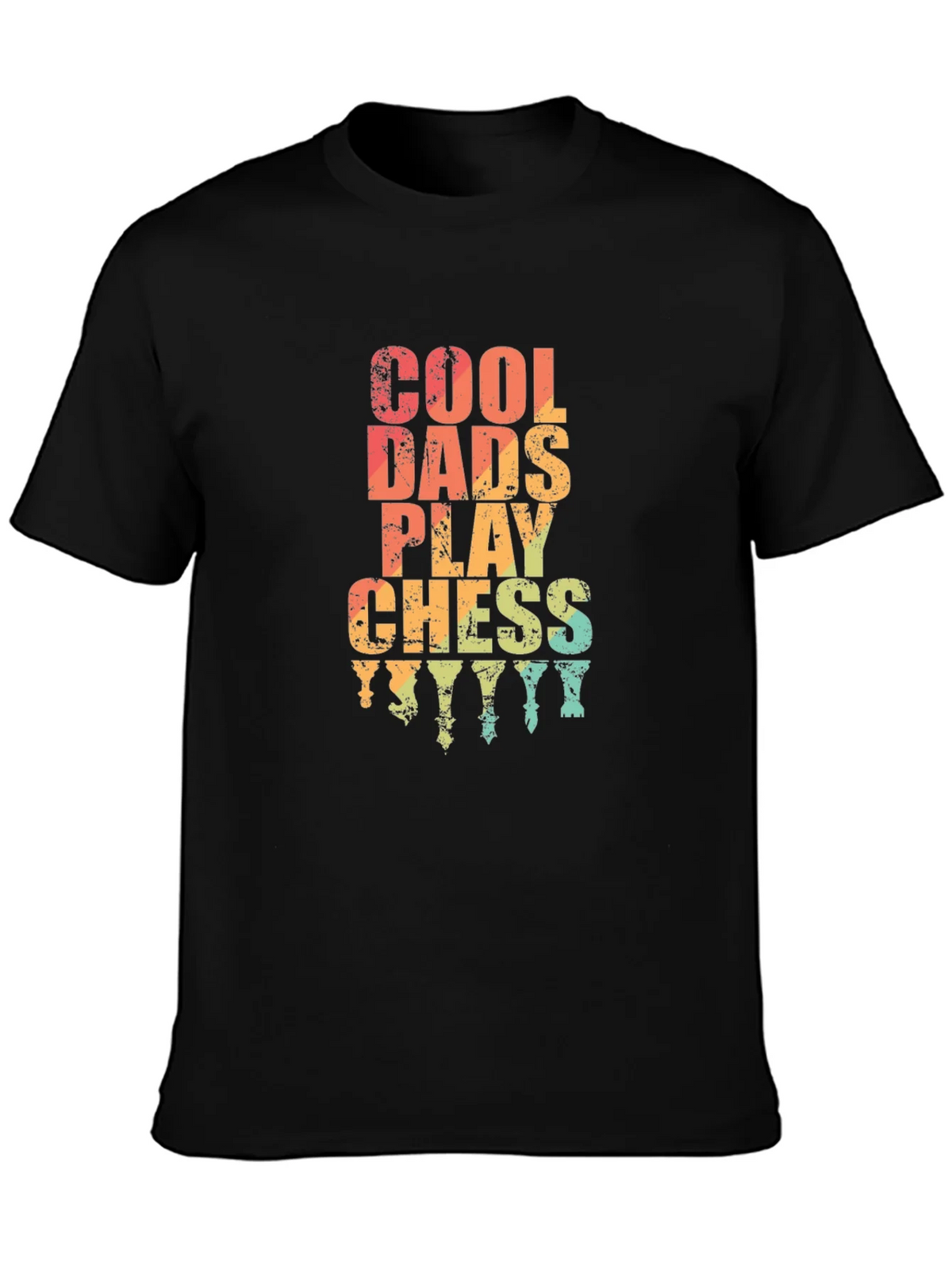 Cool Dads Play Chess Graphic Tee product image 2
