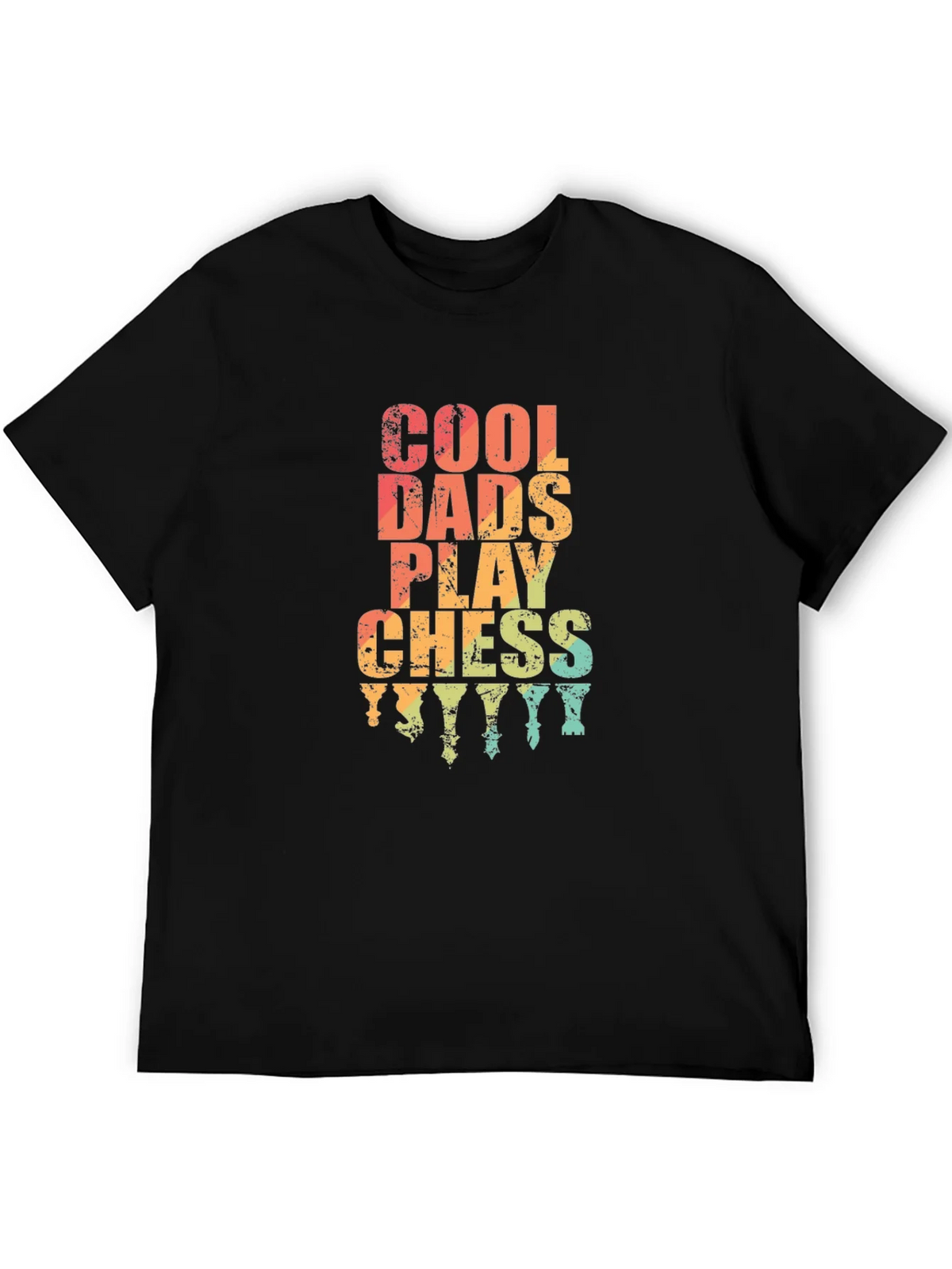 Cool Dads Play Chess Graphic Tee product image 3