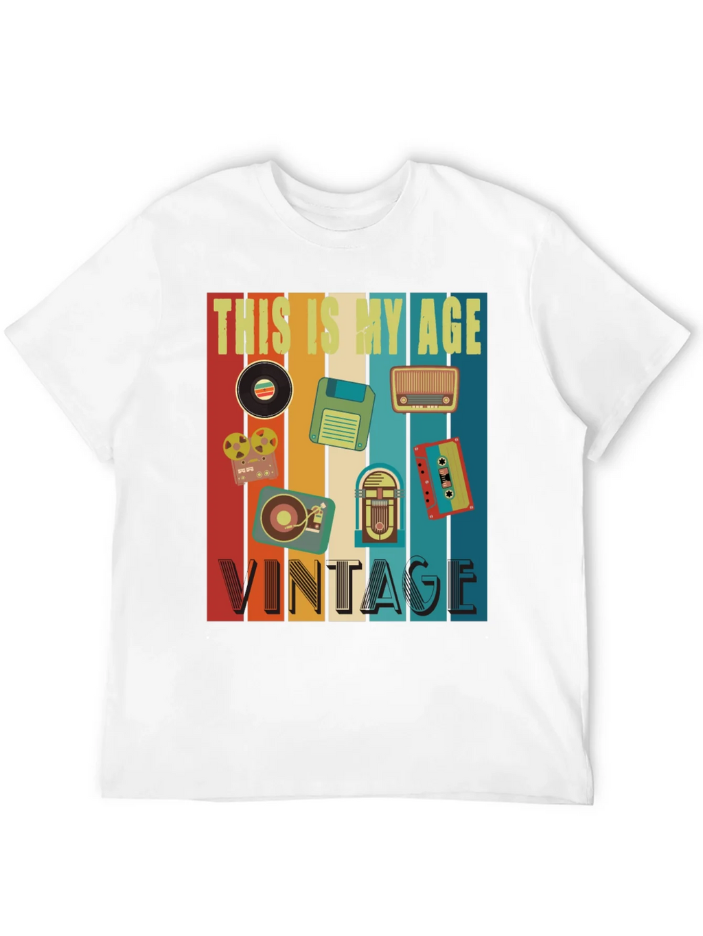 Retro This Is My Age Vintage T-Shirt product image 10