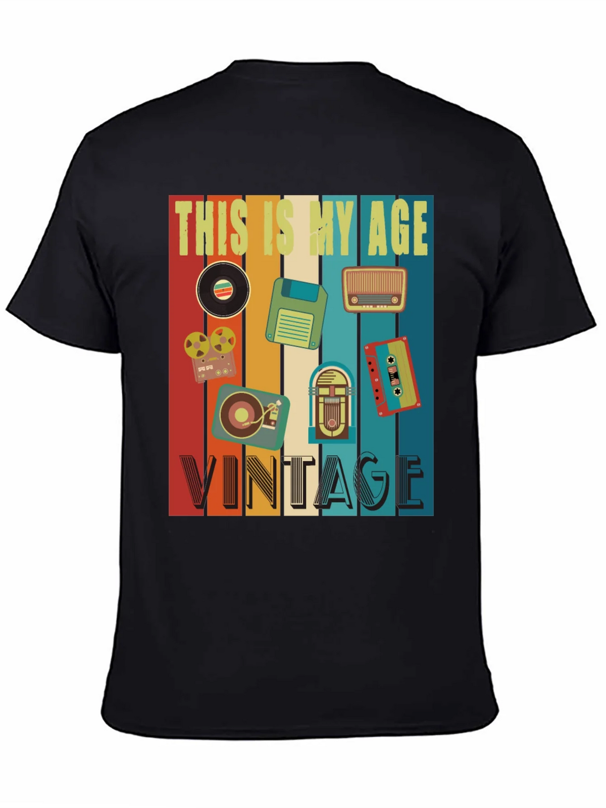 Retro This Is My Age Vintage T-Shirt product image 4