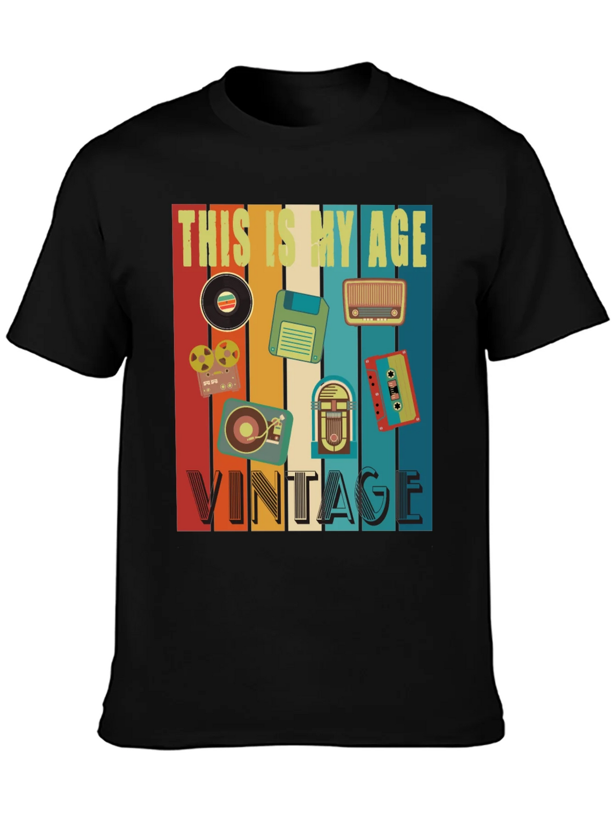 Retro This Is My Age Vintage T-Shirt product image 3