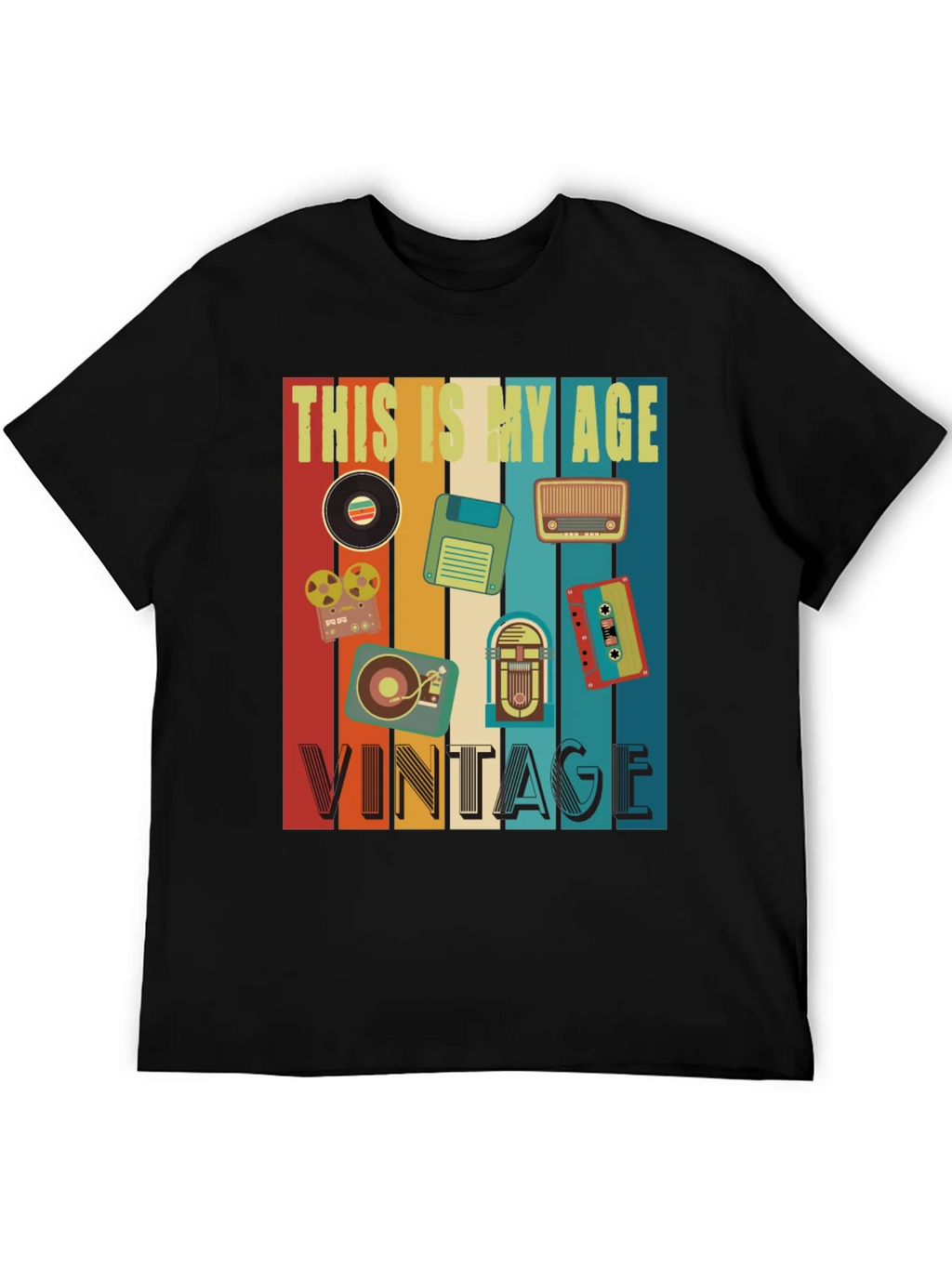 Retro This Is My Age Vintage T-Shirt product image 5