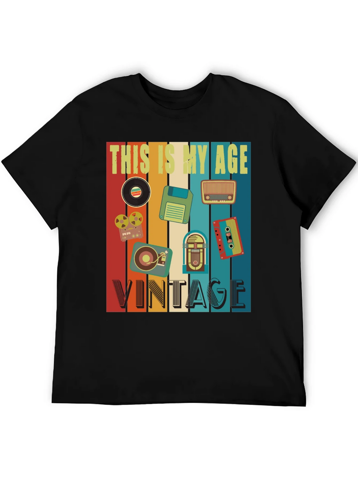 Retro This Is My Age Vintage T-Shirt product image 5