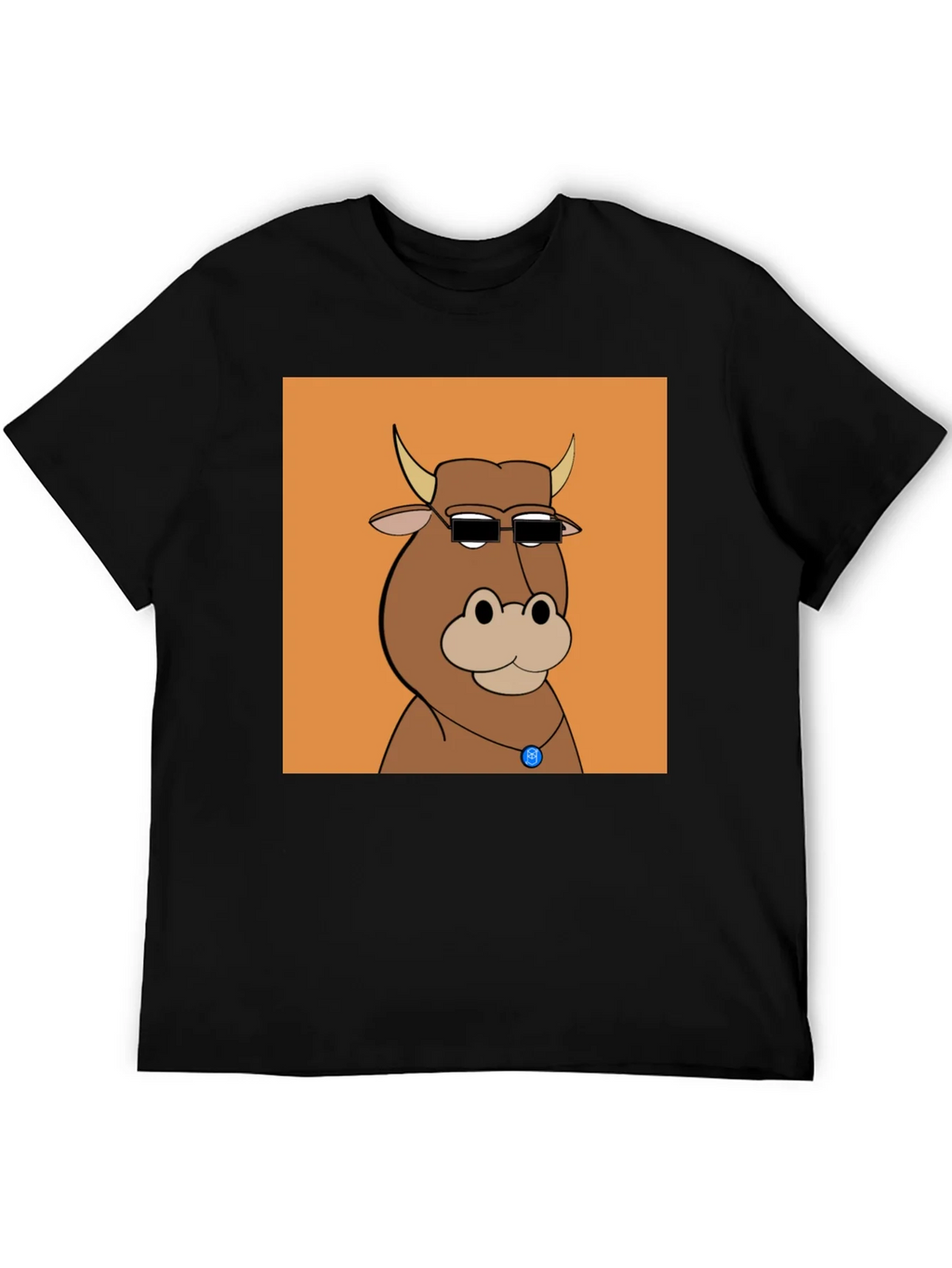 Cool Cartoon Cow Graphic Tee product image 5