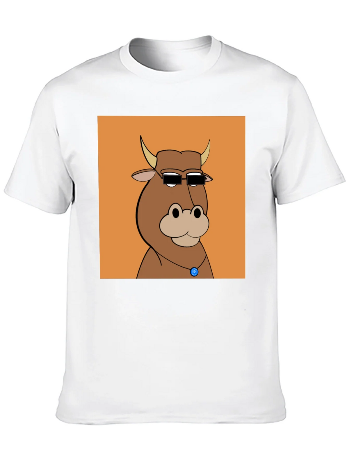 Cool Cartoon Cow Graphic Tee product image 9