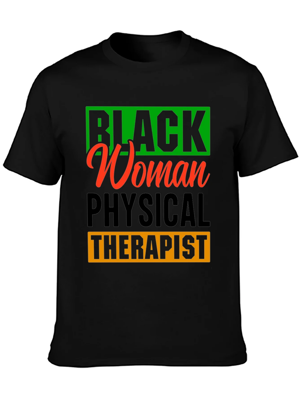 Black Woman Physical Therapist Graphic T-Shirt product image 2