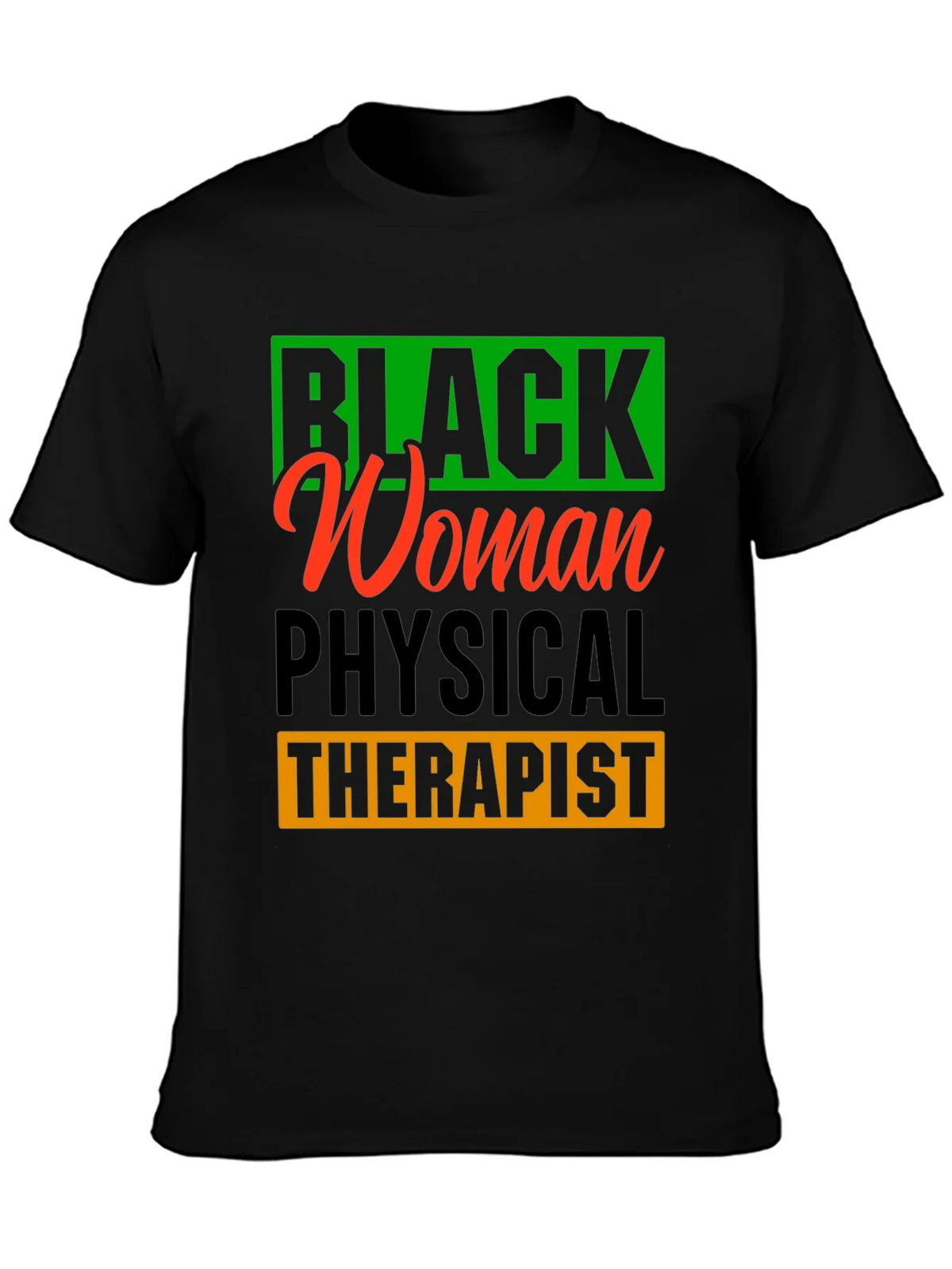 Black Woman Physical Therapist Graphic T-Shirt product image 2