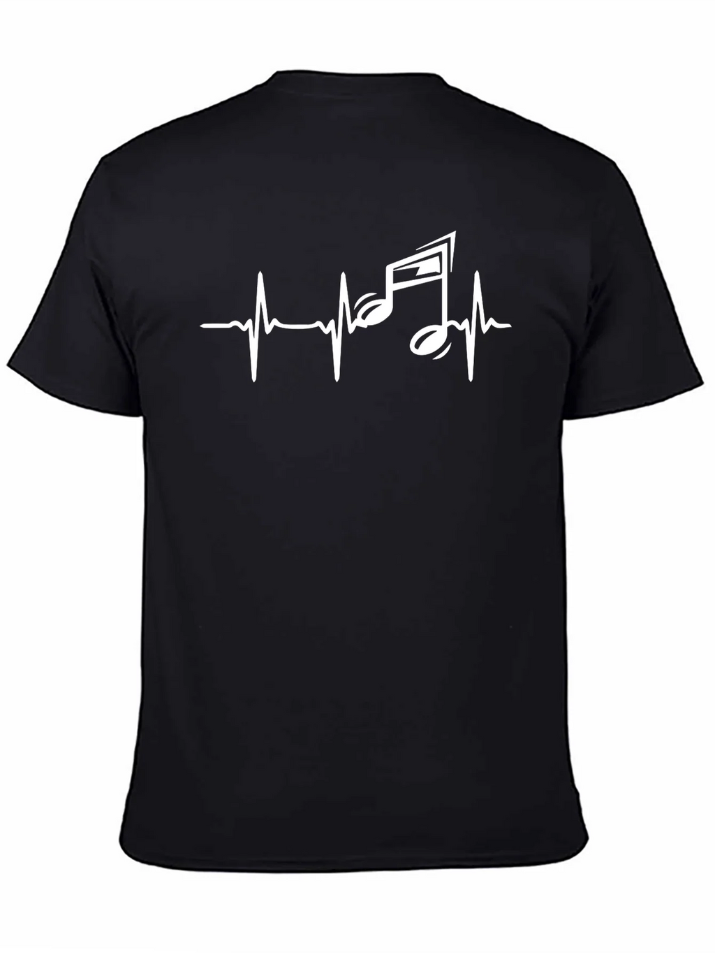 Music Heartbeat Graphic Tee - Black product image 4