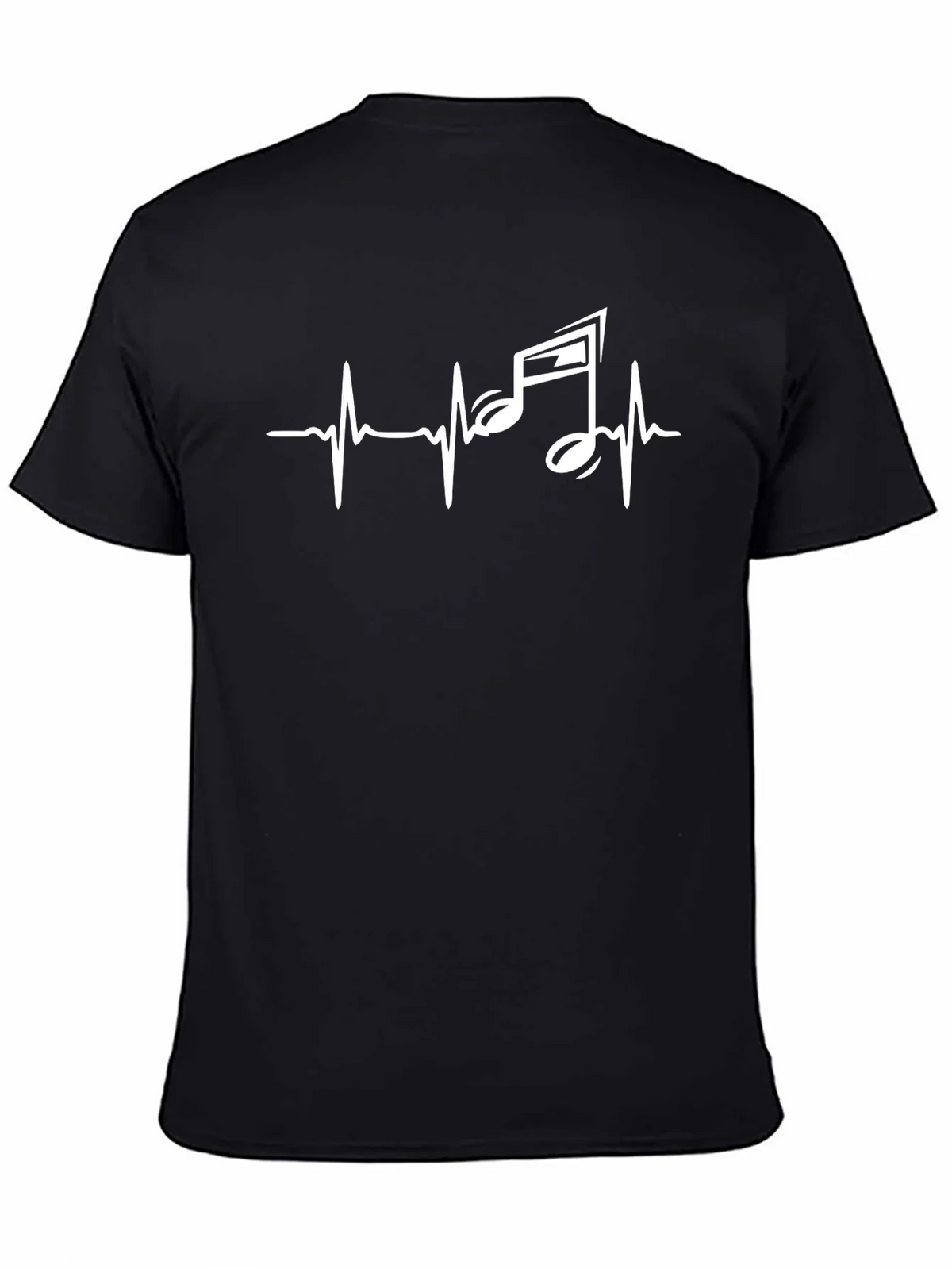 Music Heartbeat Graphic Tee - Black product image 4