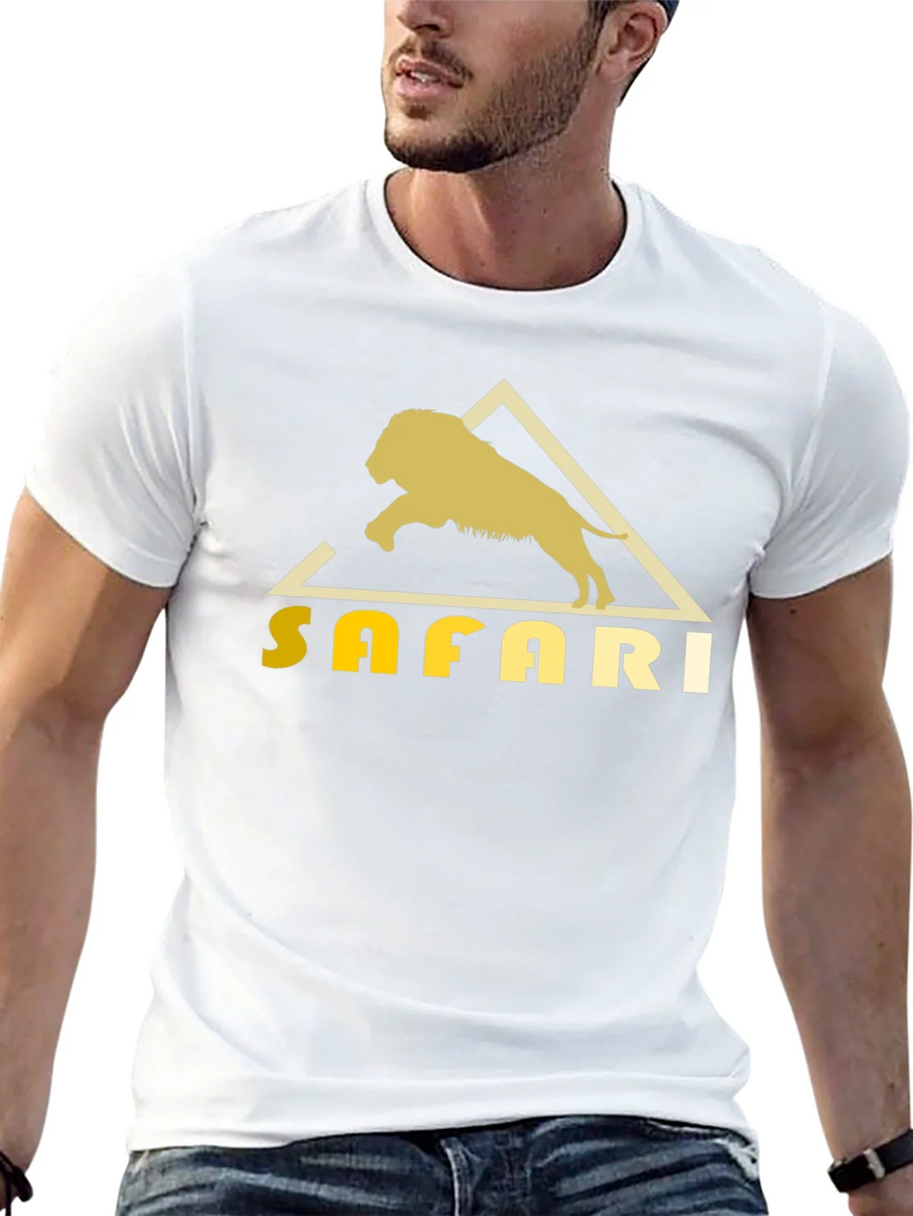Safari Lion Graphic Tee - Classic Black T-Shirt product image 8