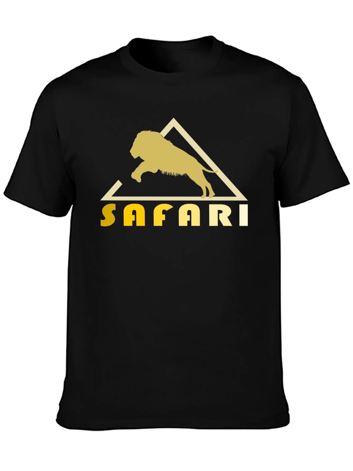 Safari Lion Graphic Tee - Classic Black T-Shirt product image 3
