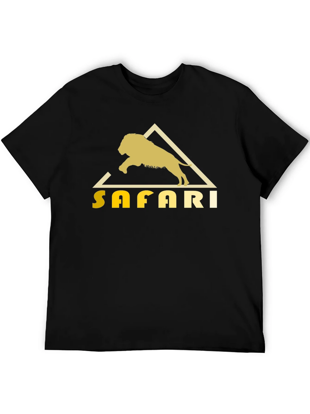 Safari Lion Graphic Tee - Classic Black T-Shirt product image 4