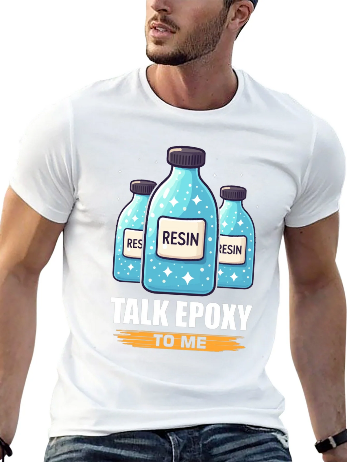 Resin Epoxy T-Shirt: Talk To Me product image 9