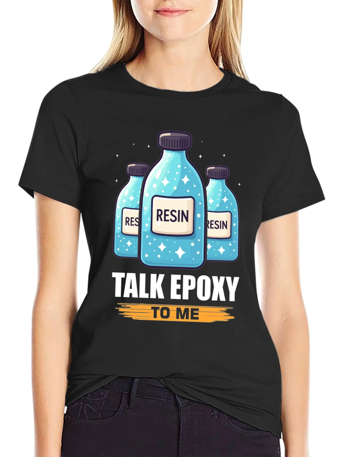 Resin Epoxy T-Shirt: Talk To Me product image 1