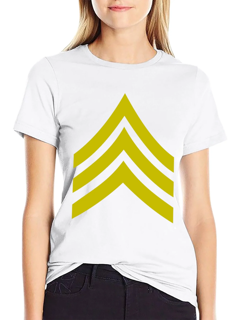 Military Sergeant Stripes Graphic Tee - Black product image 8