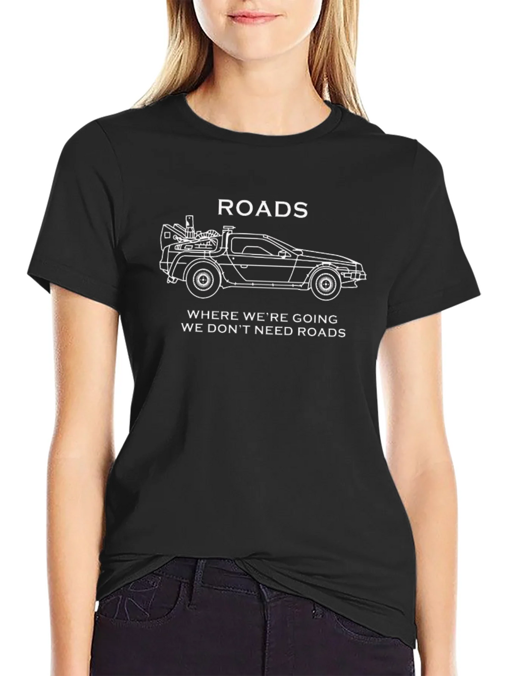 Back to the Future Roads Graphic T-Shirt product image 2