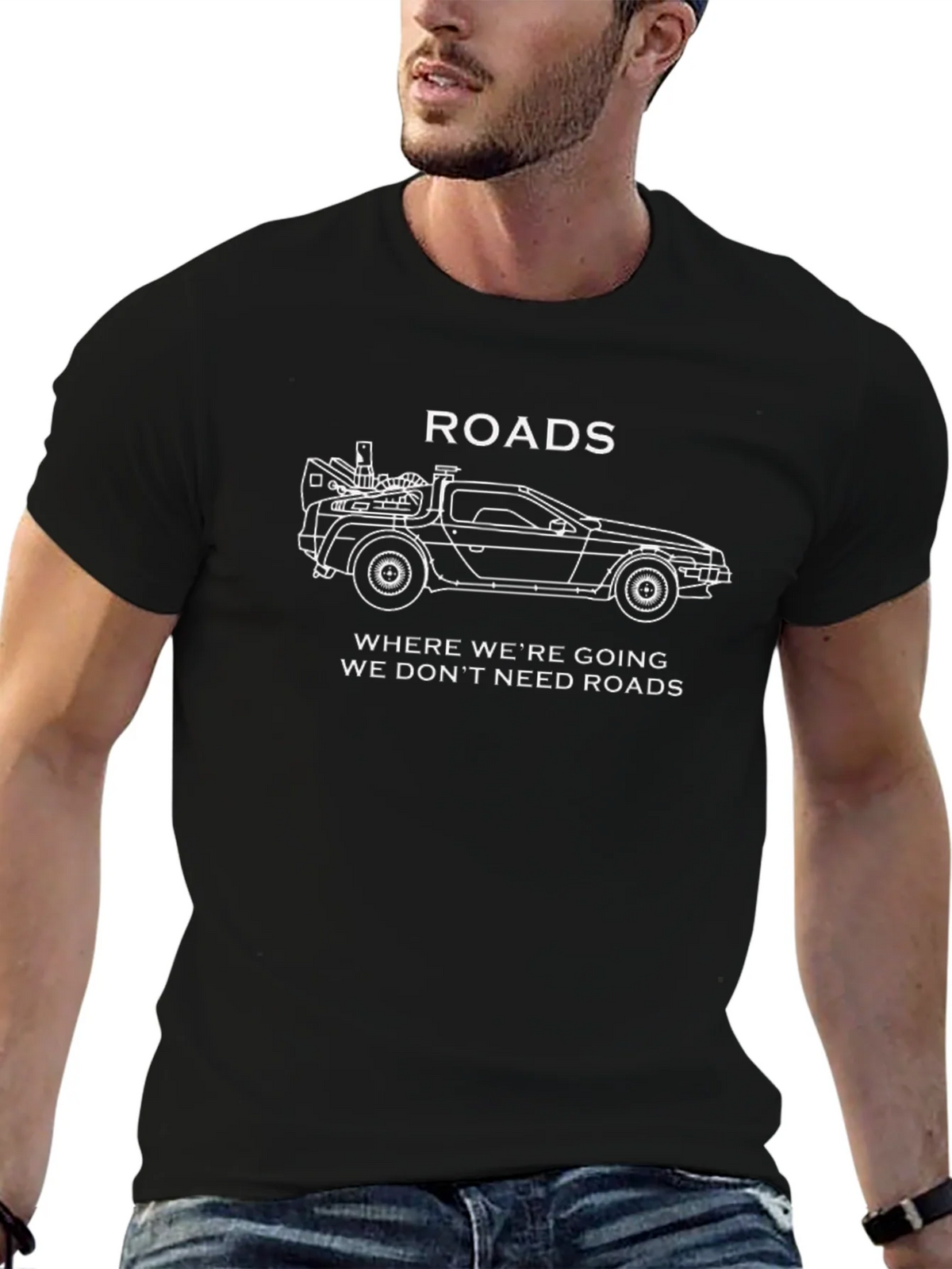 Back to the Future Roads Graphic T-Shirt product image 6