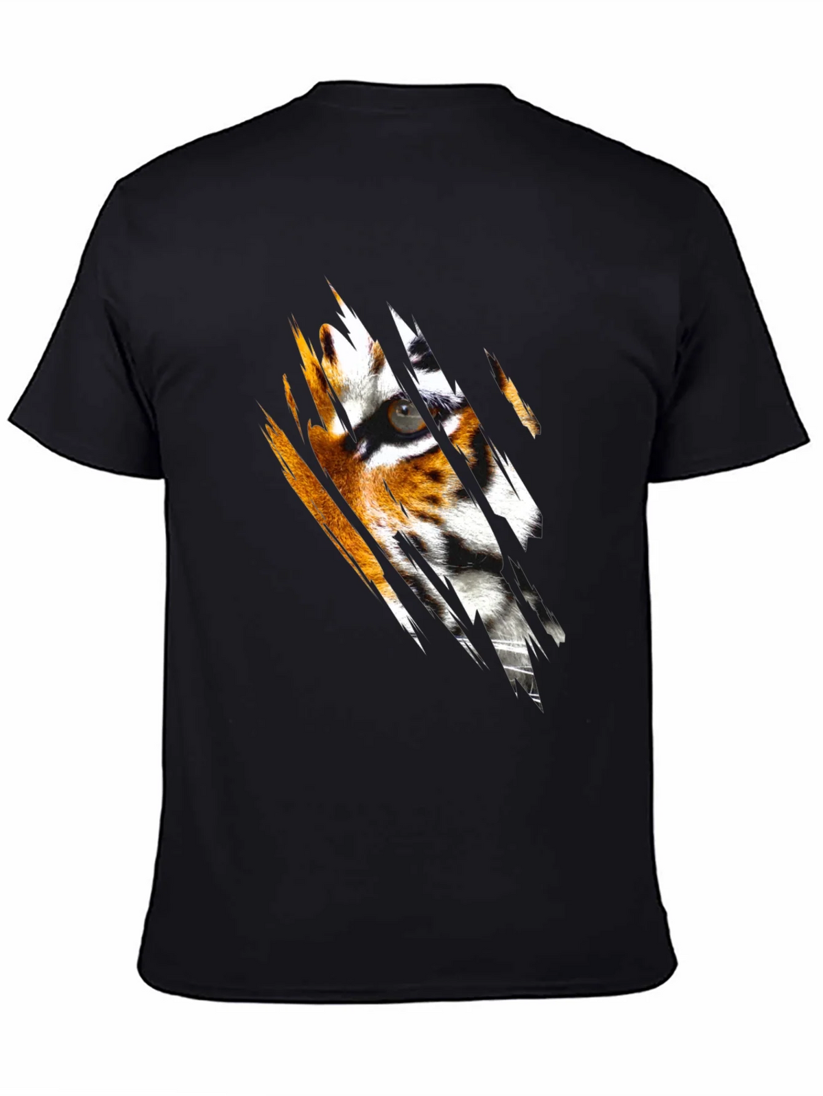 Tiger Eye Graphic Black T-Shirt product image 4