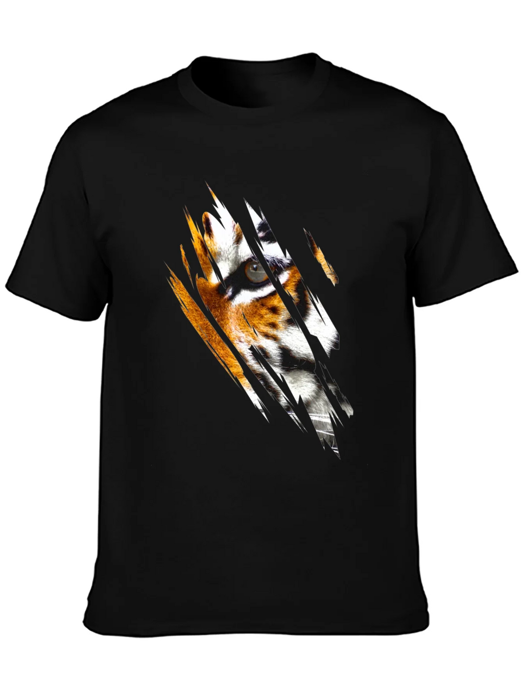 Tiger Eye Graphic Black T-Shirt product image 3