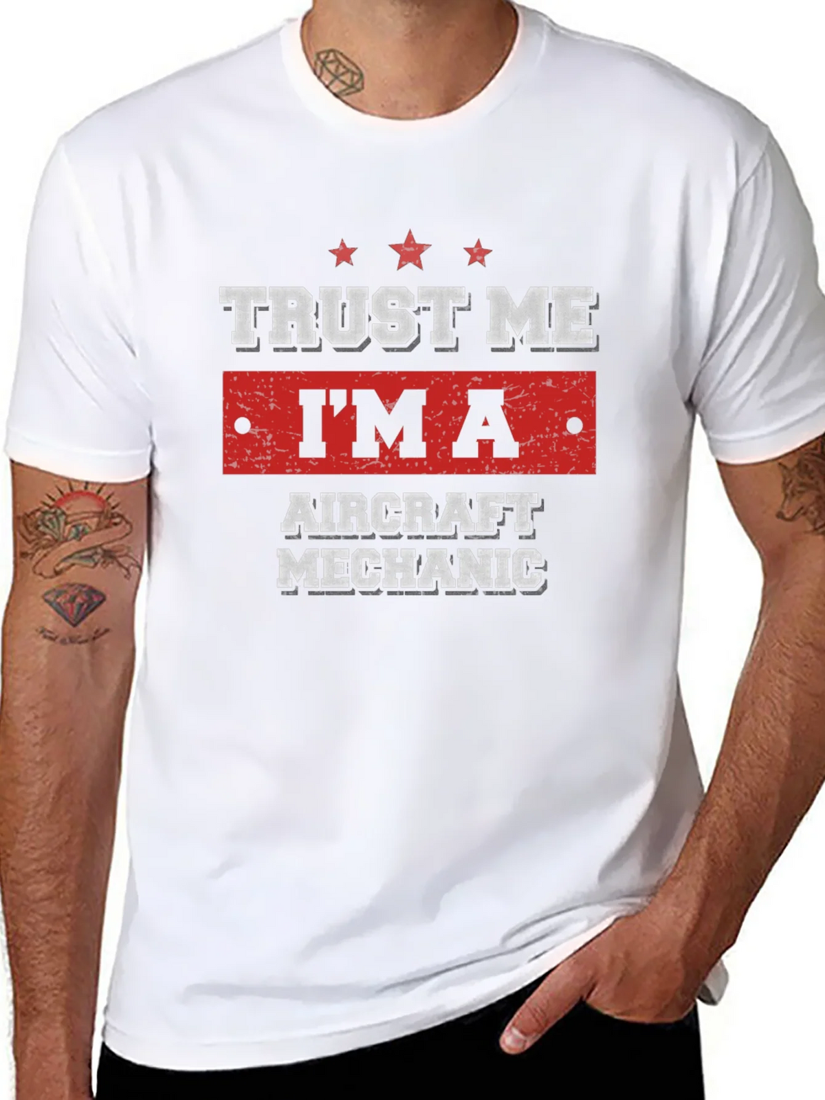 Trust Me Im An Aircraft Mechanic T-Shirt product image 7