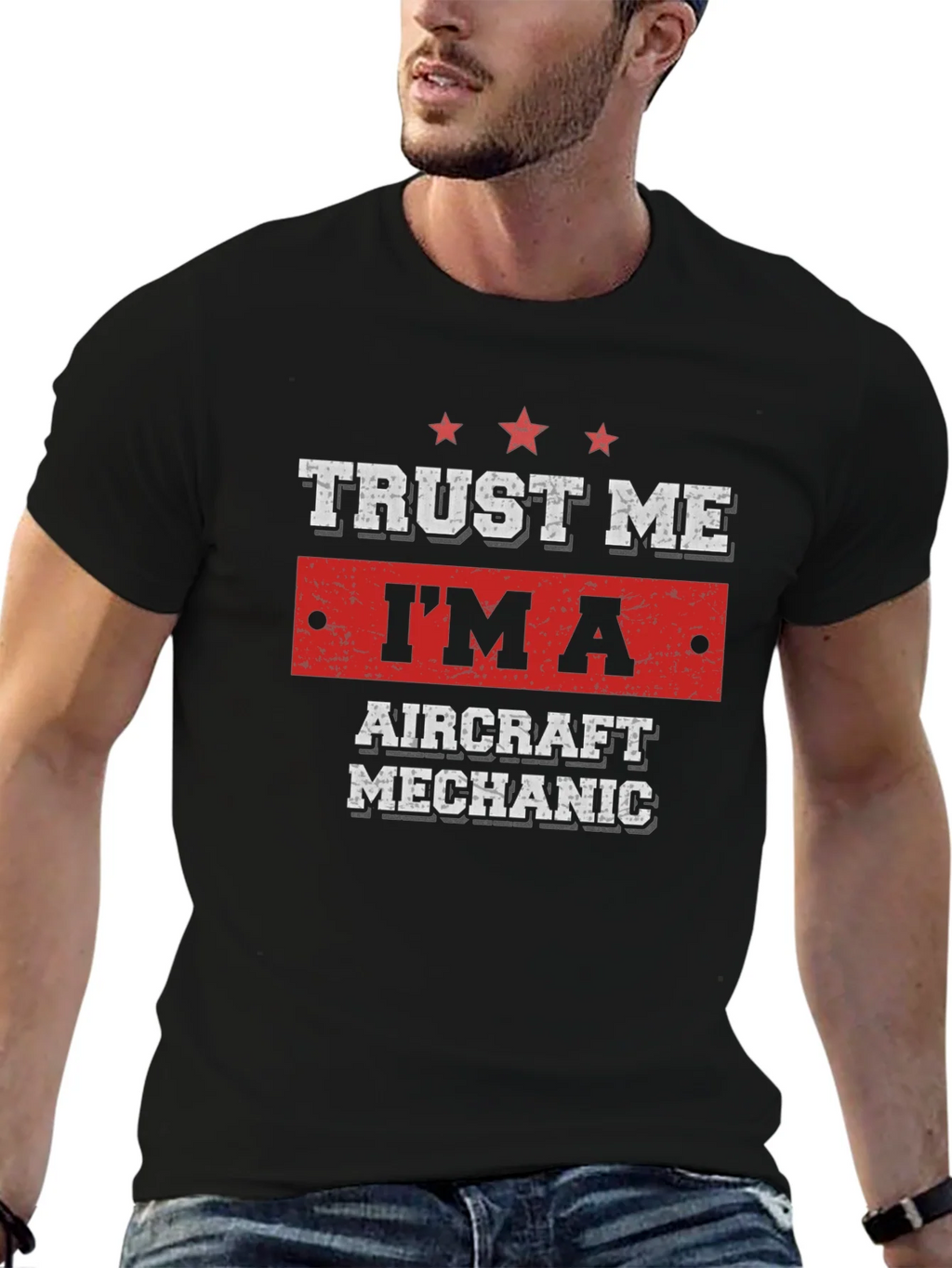 Trust Me Im An Aircraft Mechanic T-Shirt product image 6