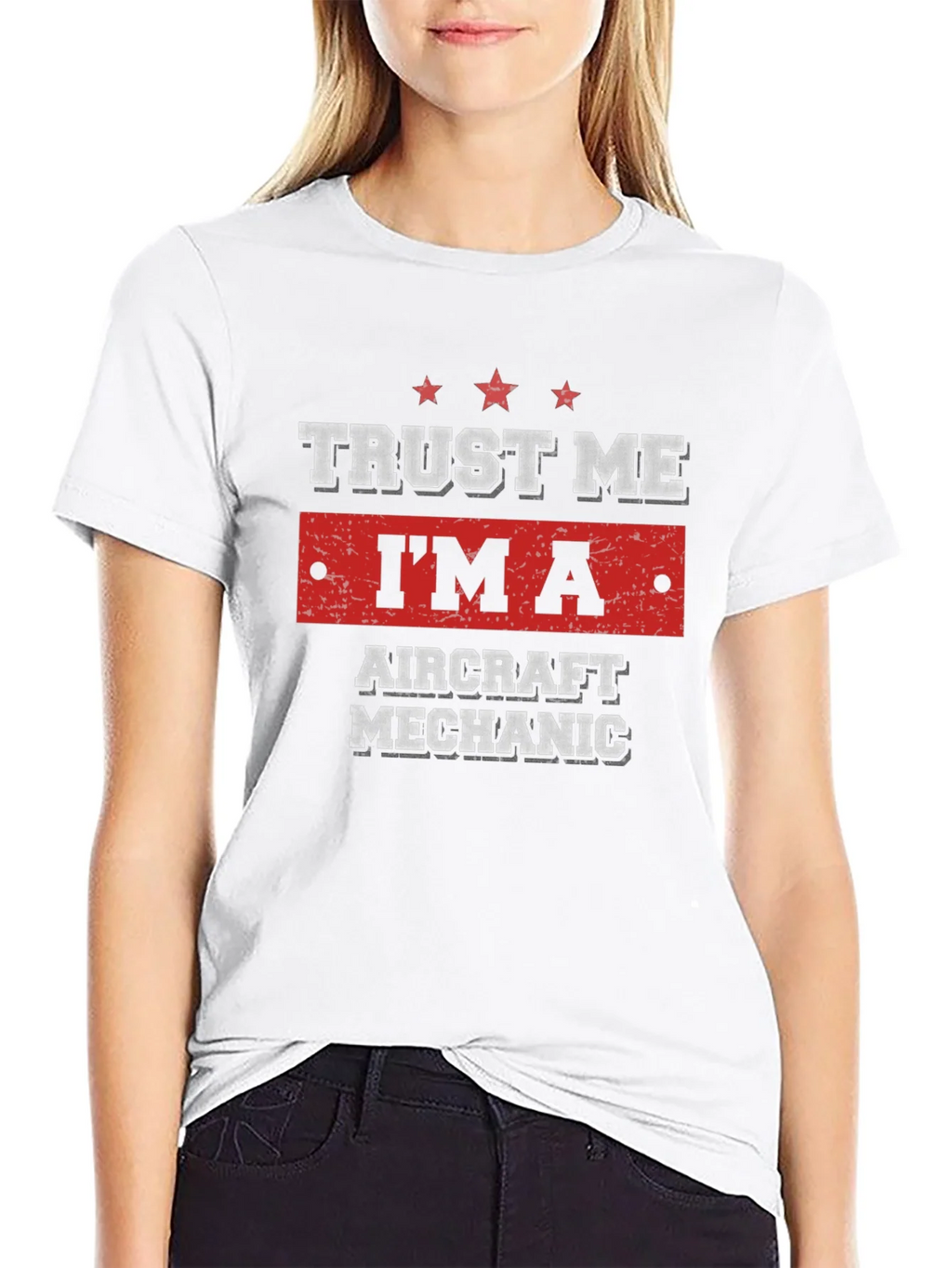 Trust Me Im An Aircraft Mechanic T-Shirt product image 8