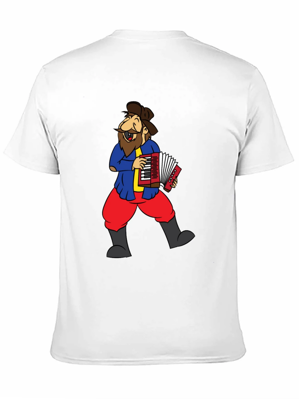 Accordion Player Graphic Tee - Black product image 9