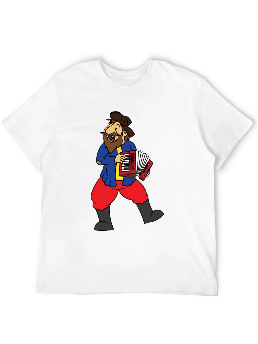 Accordion Player Graphic Tee - Black product image 10