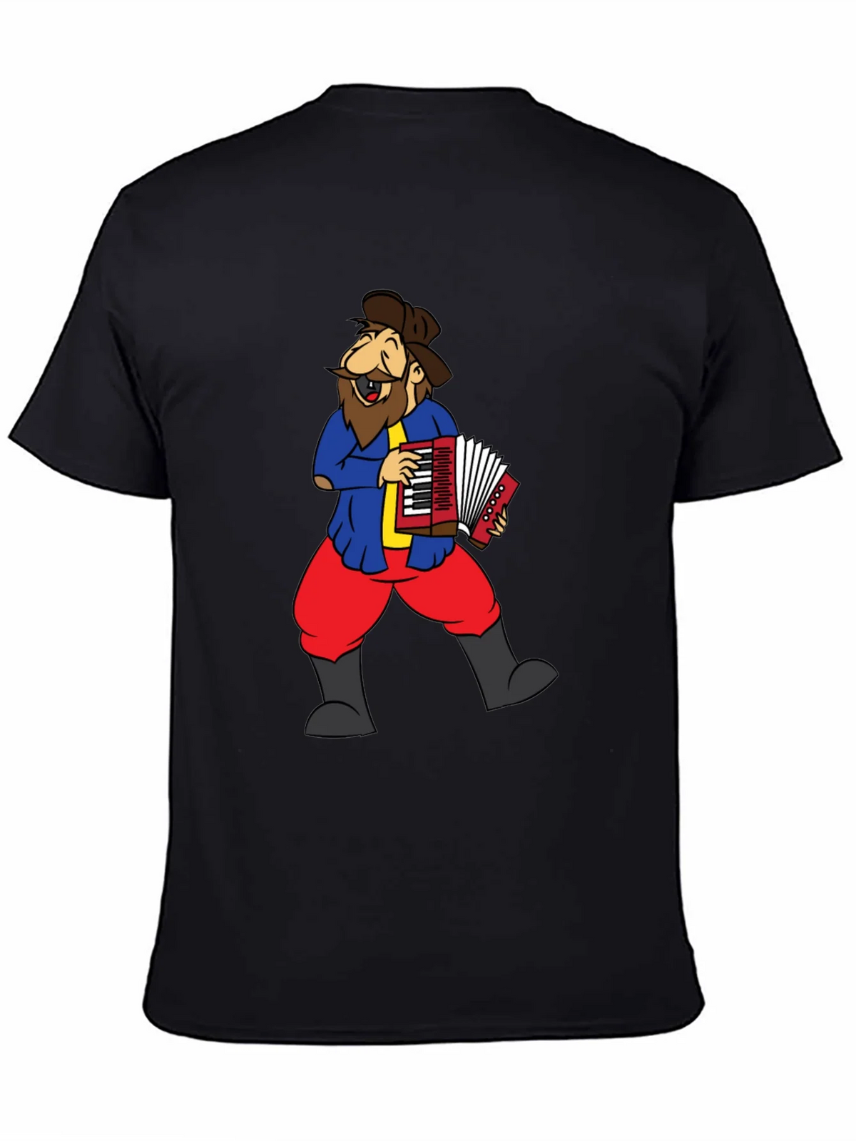 Accordion Player Graphic Tee - Black product image 4