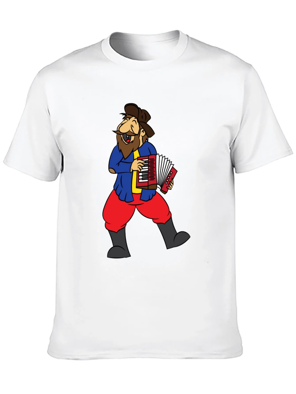 Accordion Player Graphic Tee - Black product image 8