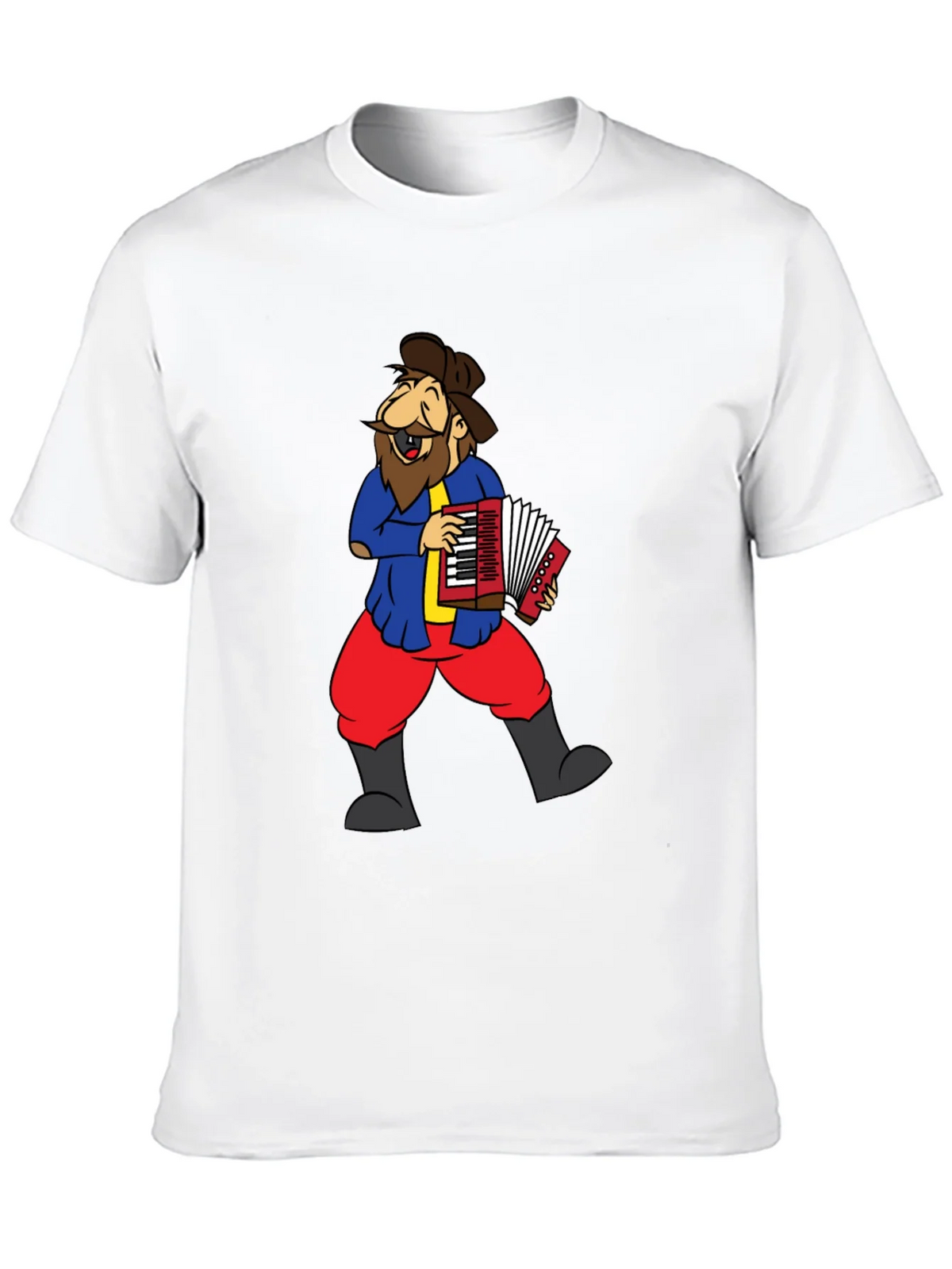 Accordion Player Graphic Tee - Black product image 8