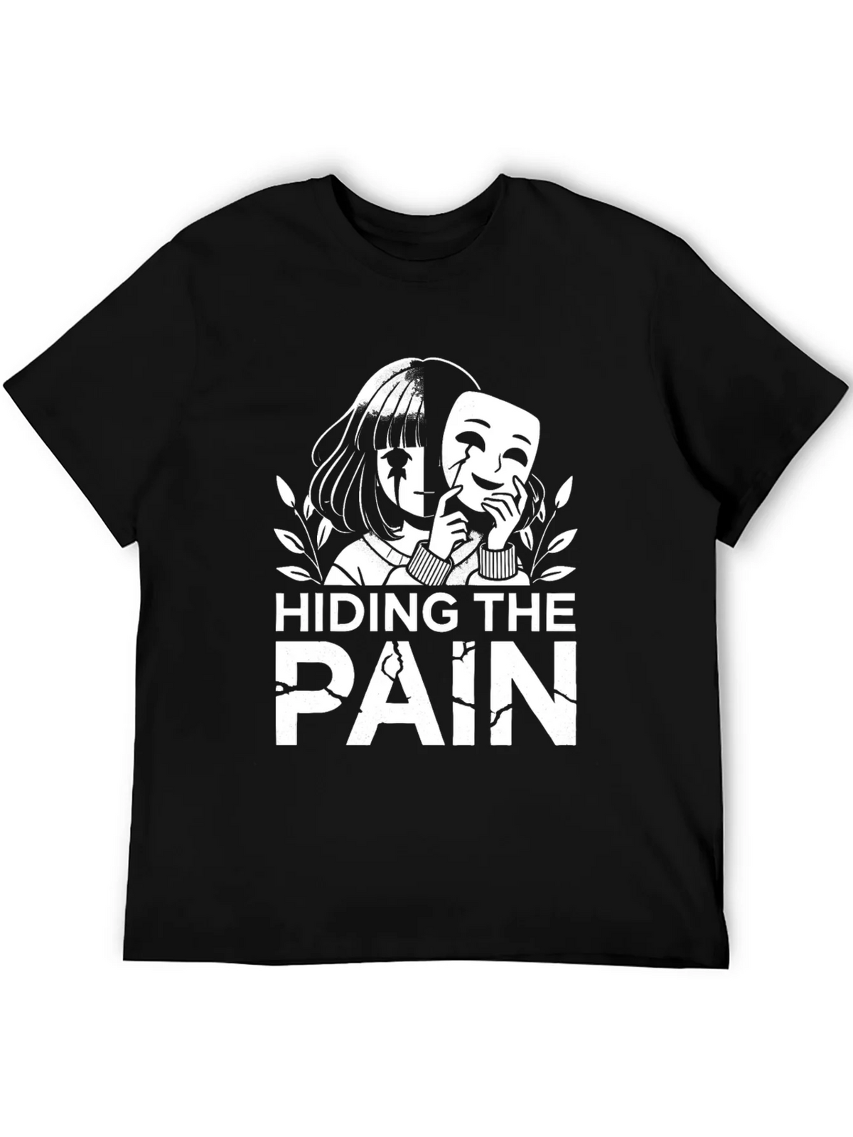 Hiding the Pain Graphic Tee product image 5