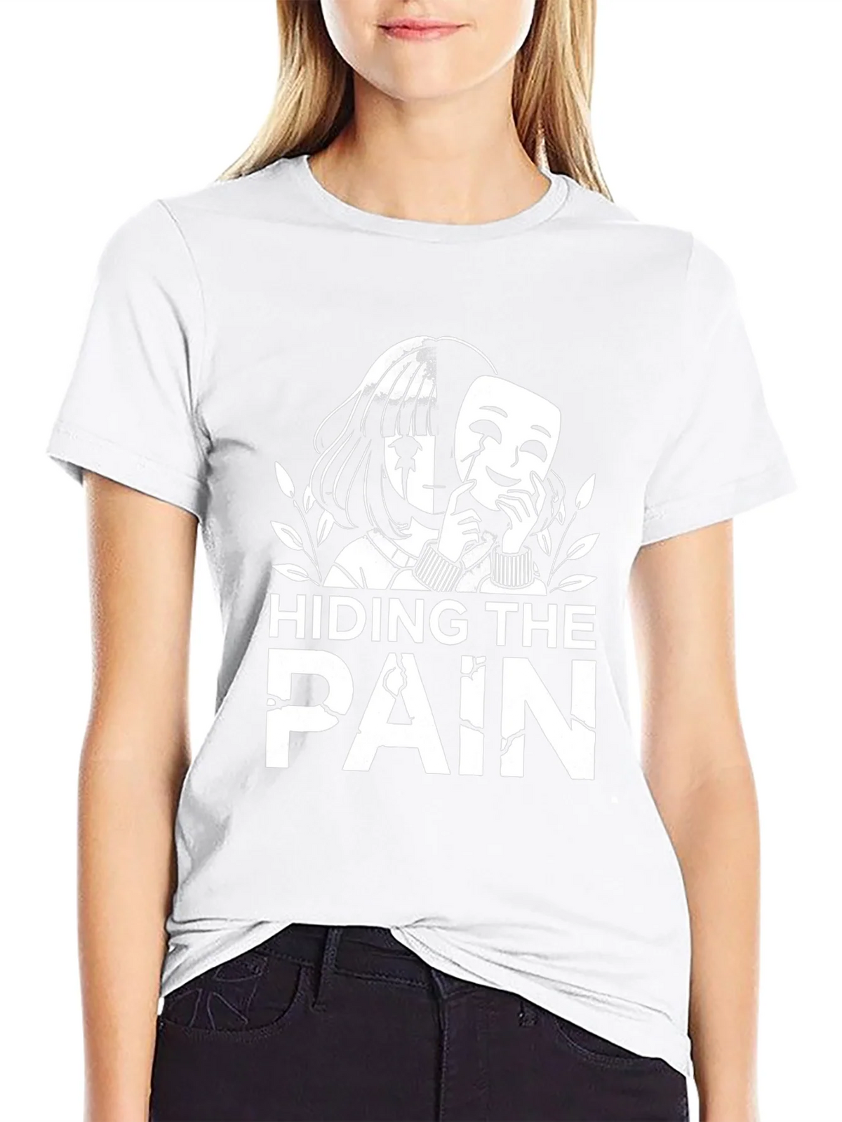 Hiding the Pain Graphic Tee product image 8