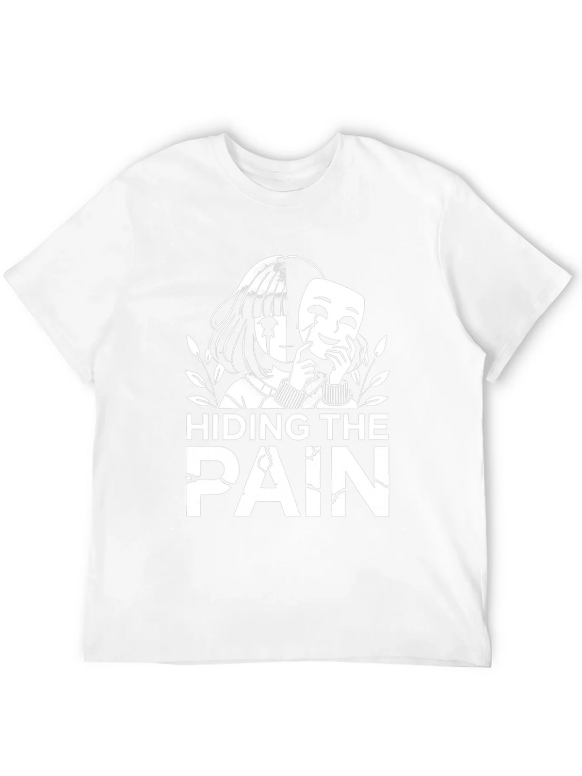 Hiding the Pain Graphic Tee product image 11