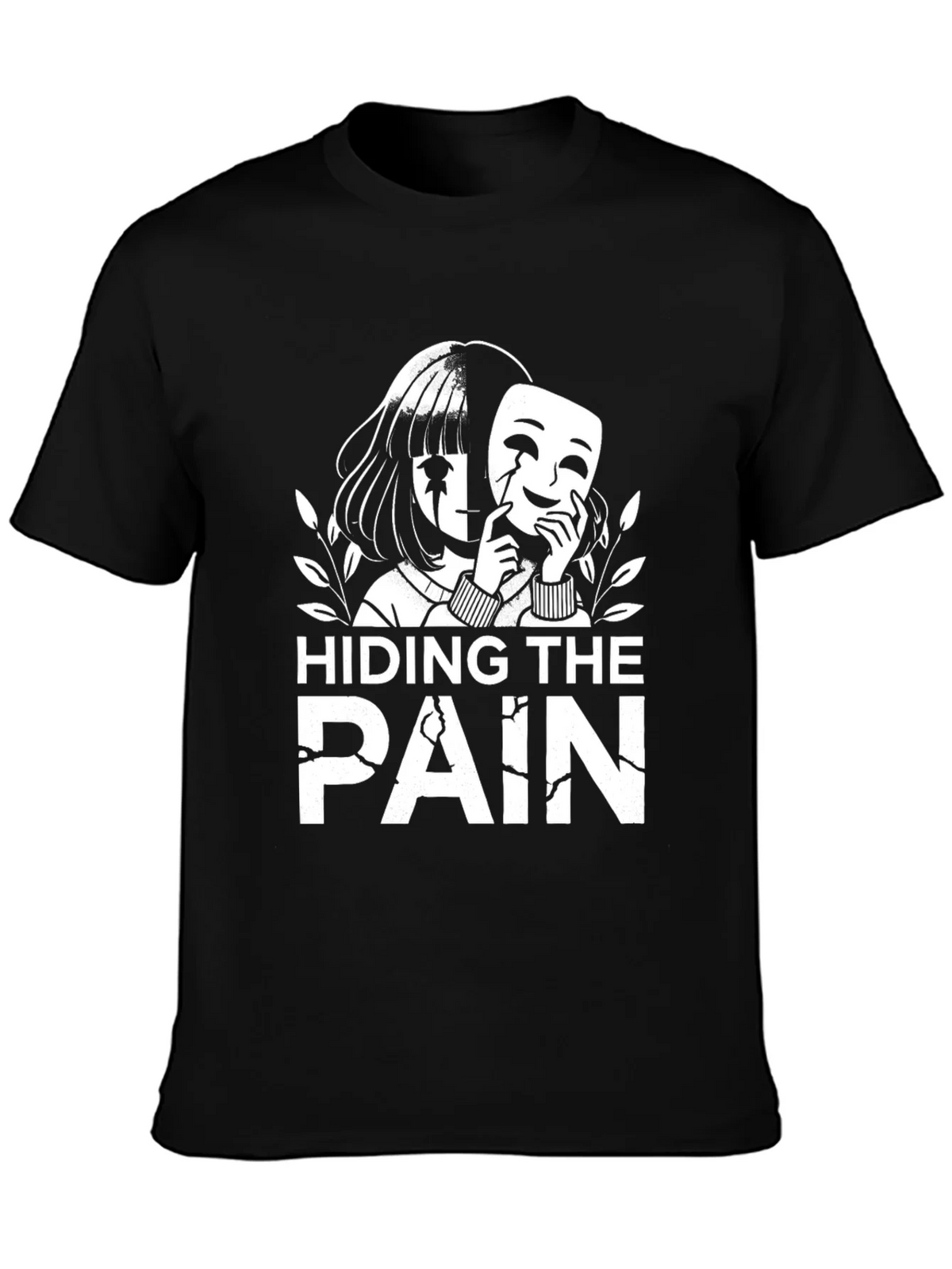 Hiding the Pain Graphic Tee product image 3
