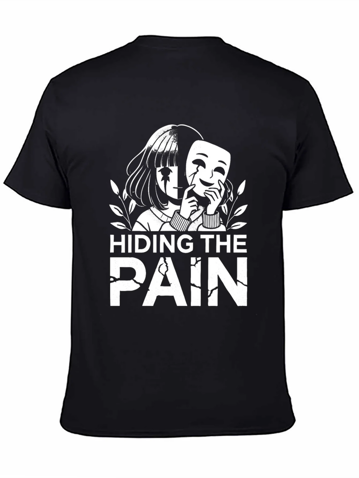 Hiding the Pain Graphic Tee product image 4