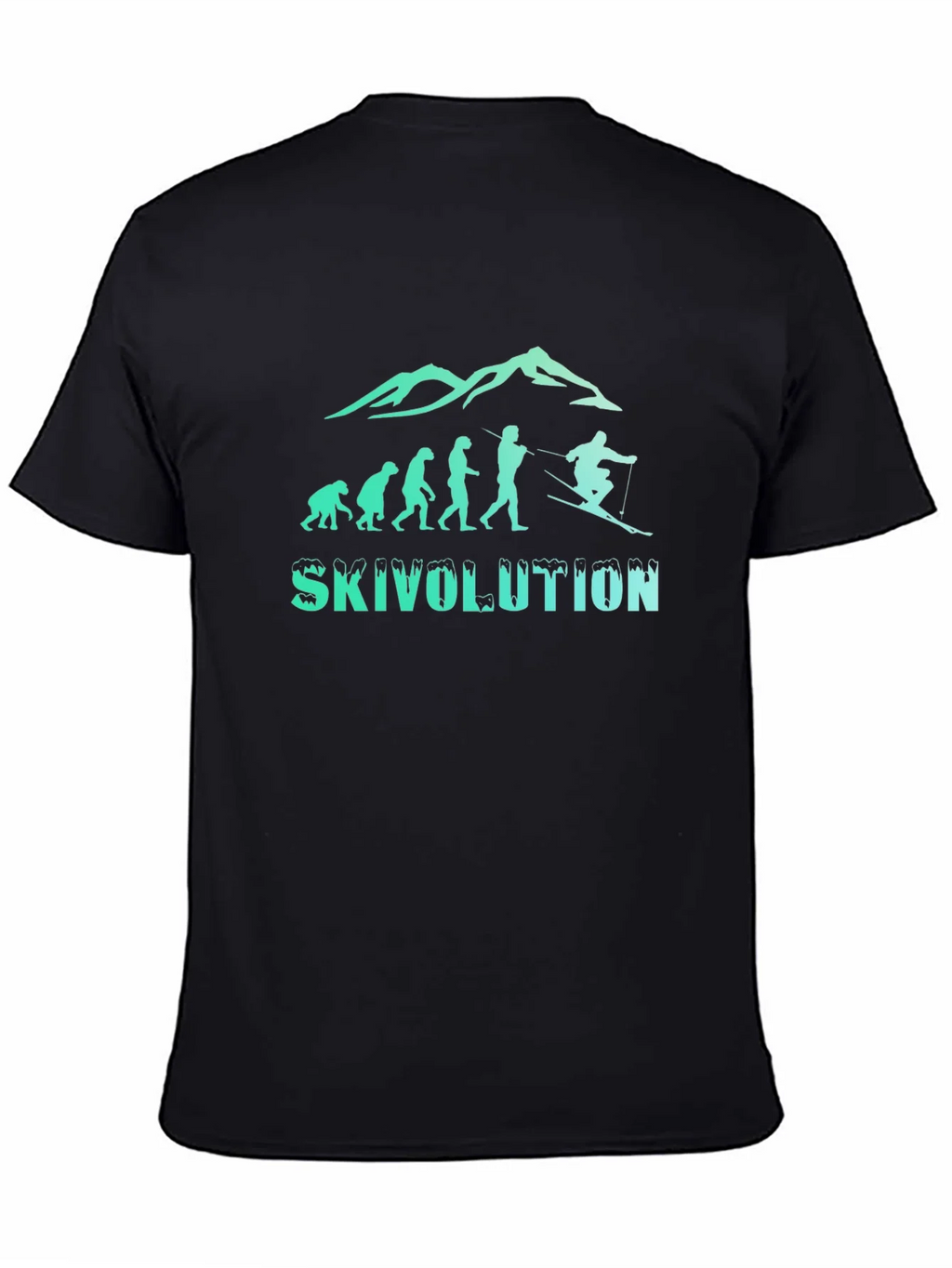 Skivolution Evolution Skiing T-Shirt product image 4
