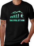 Skivolution Evolution Skiing T-Shirt product image 1