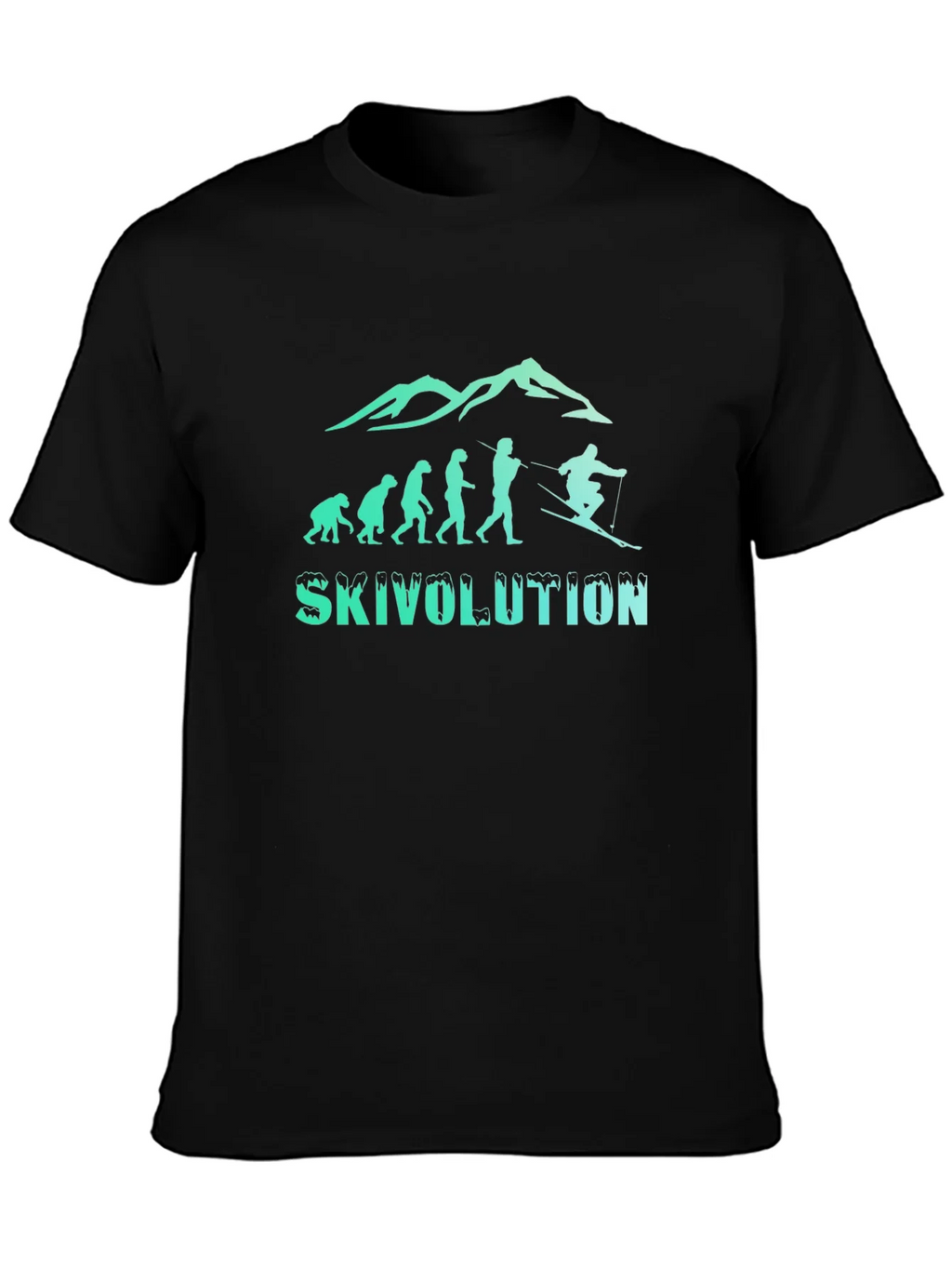 Skivolution Evolution Skiing T-Shirt product image 3