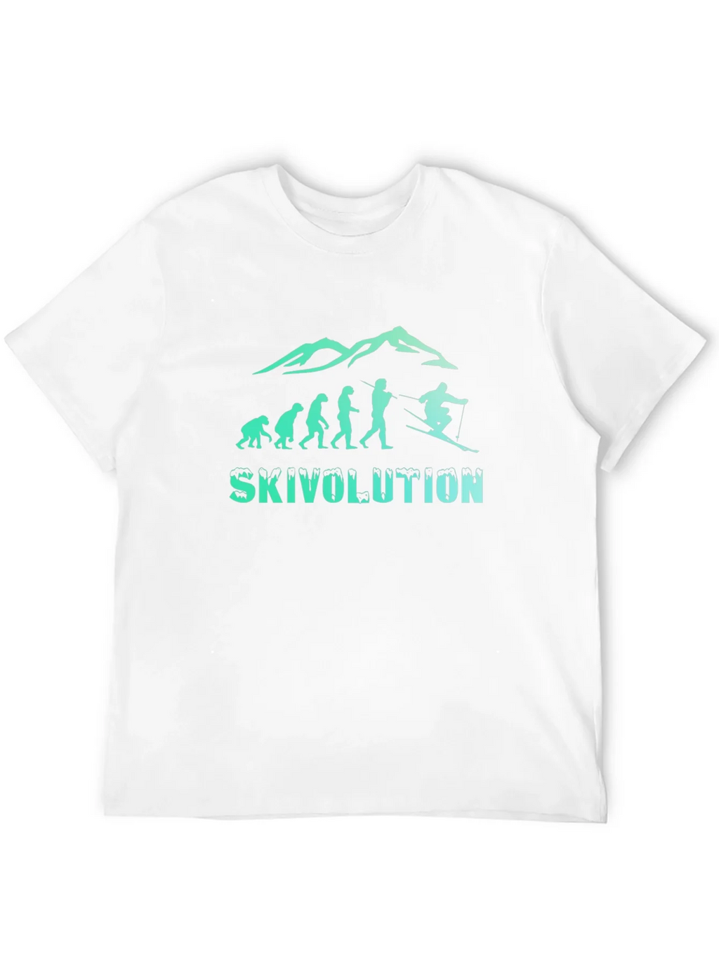 Skivolution Evolution Skiing T-Shirt product image 11