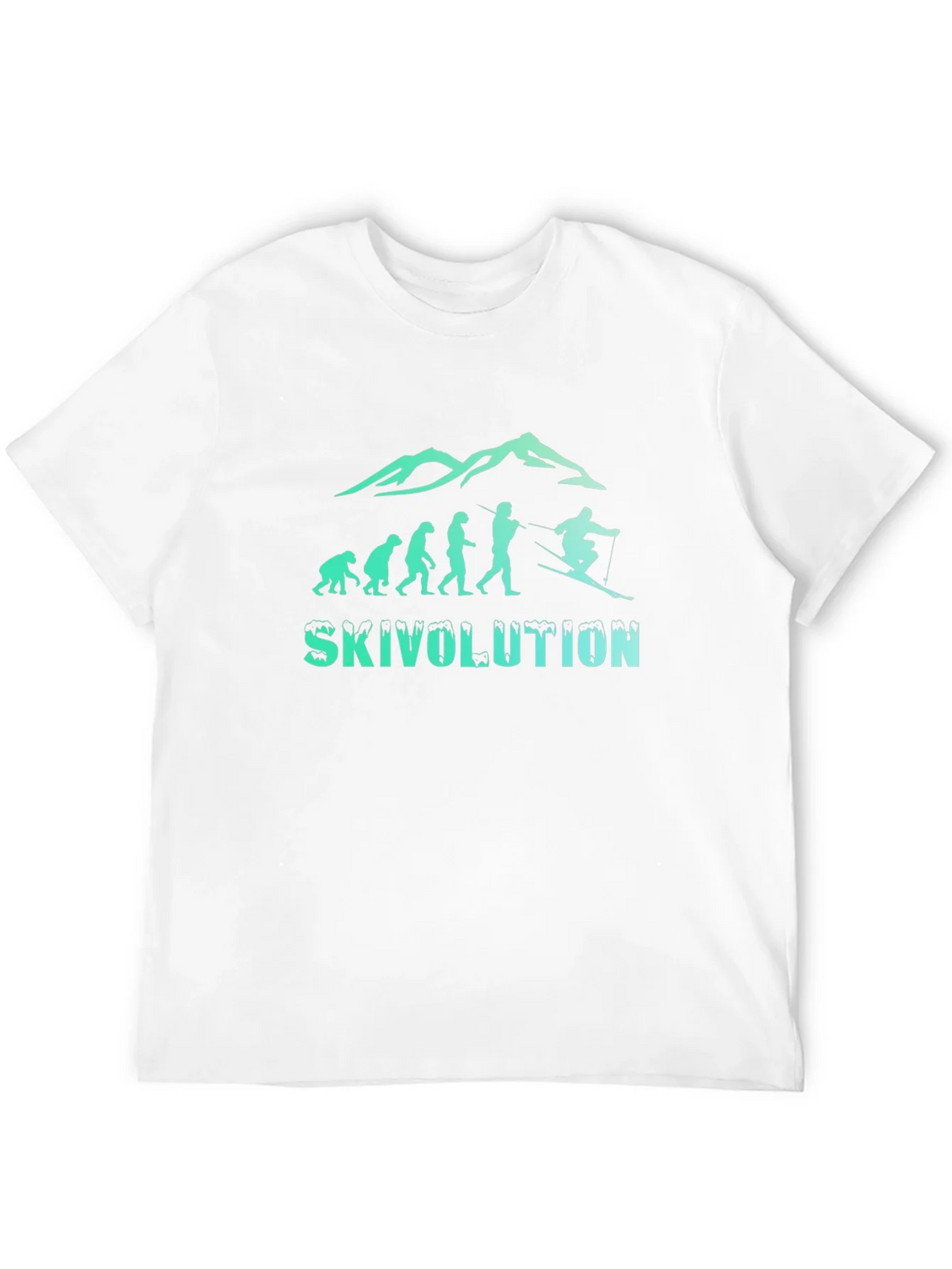 Skivolution Evolution Skiing T-Shirt product image 11