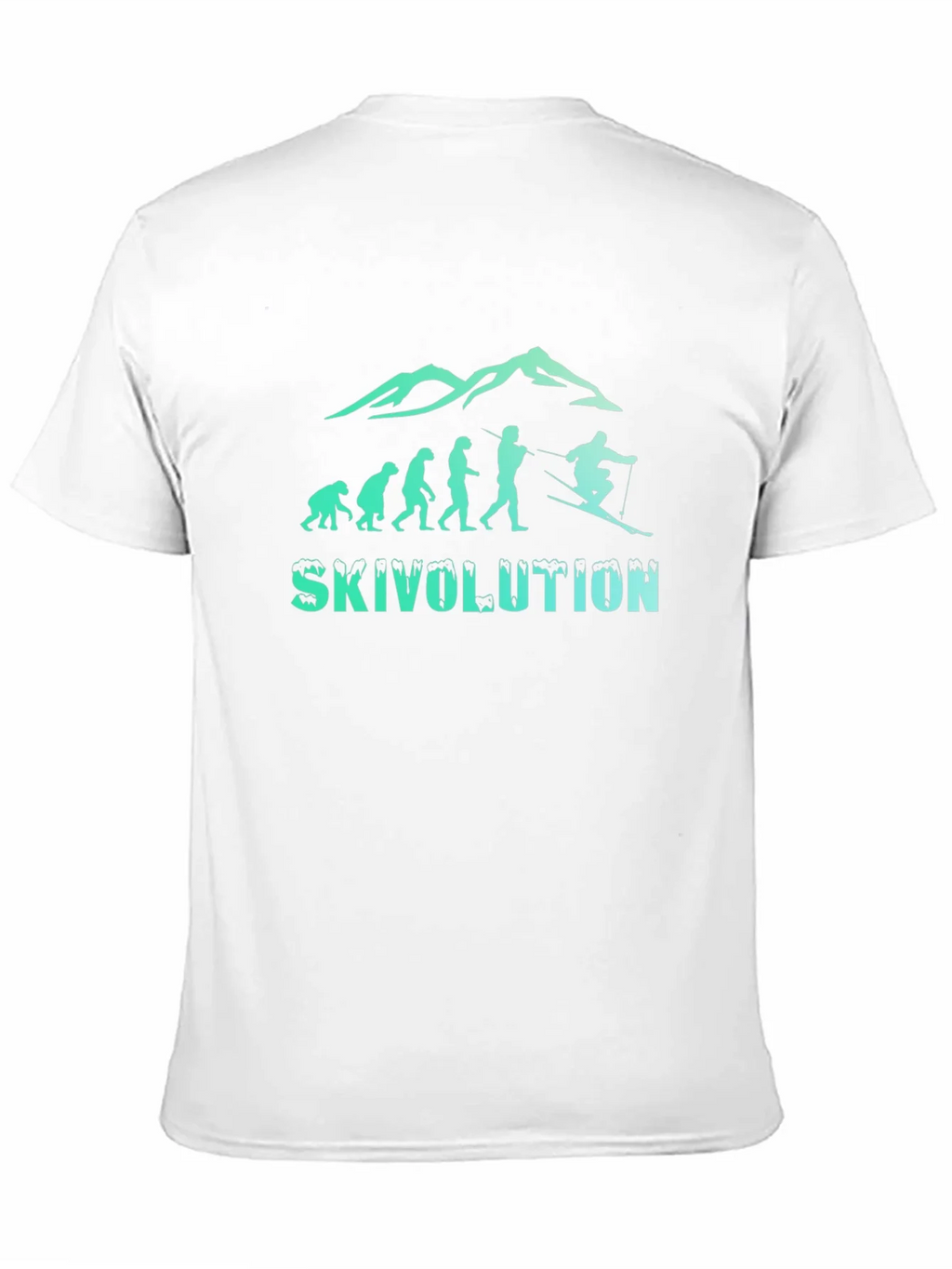 Skivolution Evolution Skiing T-Shirt product image 10